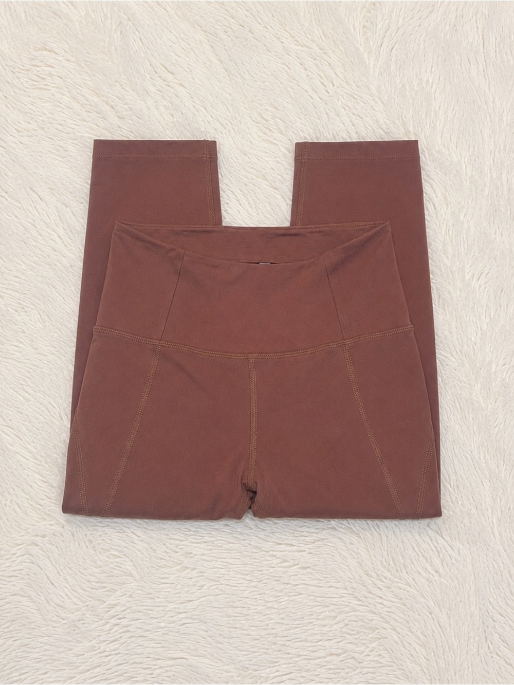 Girlfriend Collective High Waist Compression Capri Legging 18" Pilates Brown